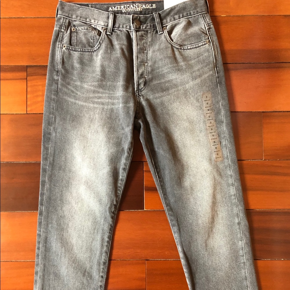 American Eagle Hi-Rise Grey Jeans